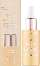 Rozświetlający primer pod makijaż - Makeup Revolution Skin Bright Brightening Makeup Serum — Zdjęcie N2