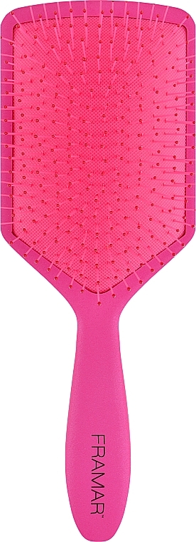 Szczotka do rozczesywania włosów, różowa - Framar Paddle Detangling Brush Pinky Swear — Zdjęcie N1