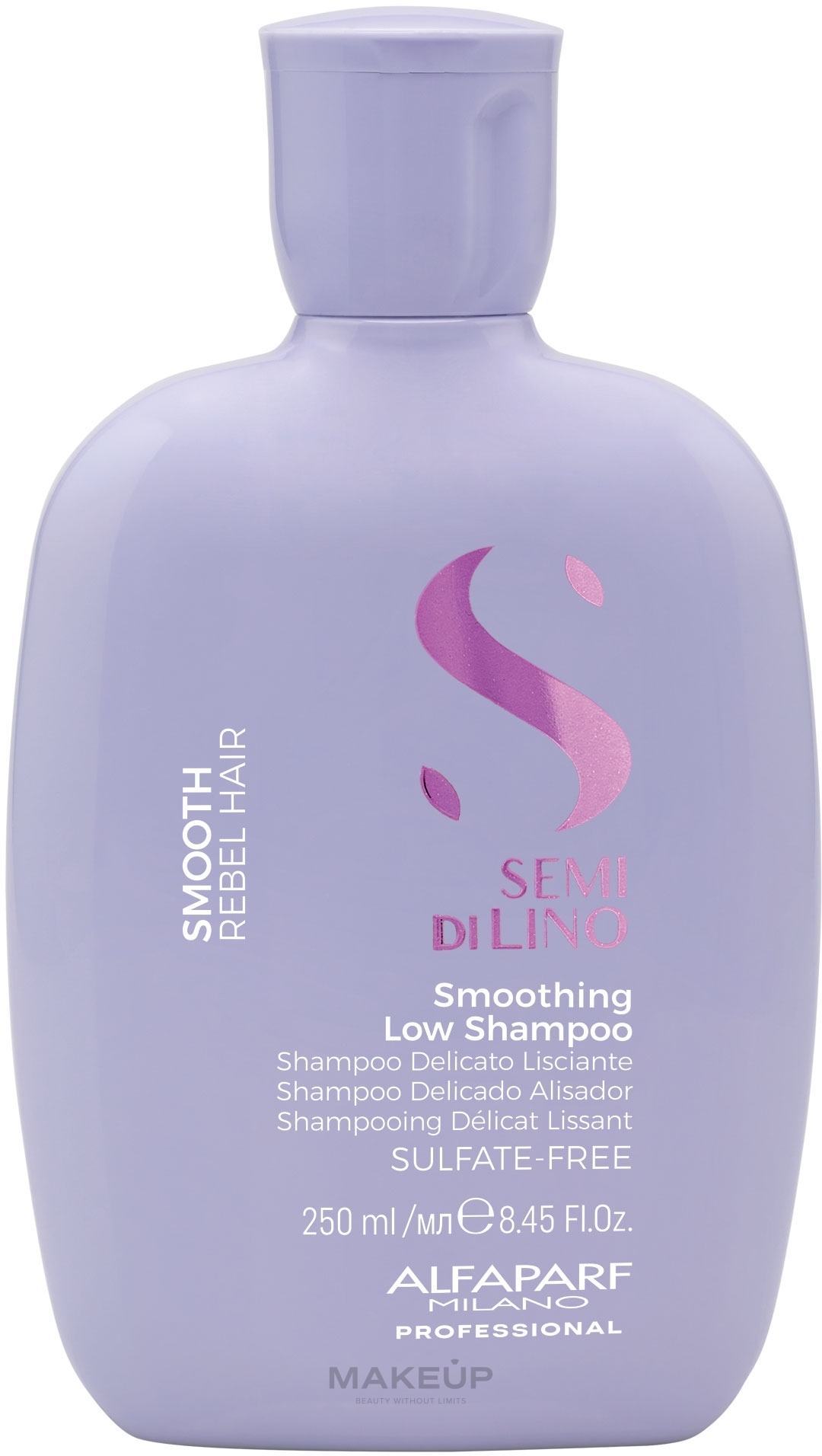 Wygładzający szampon do włosów - Alfaparf Semi di Lino Smooth Smoothing Shampoo — Zdjęcie 250 ml