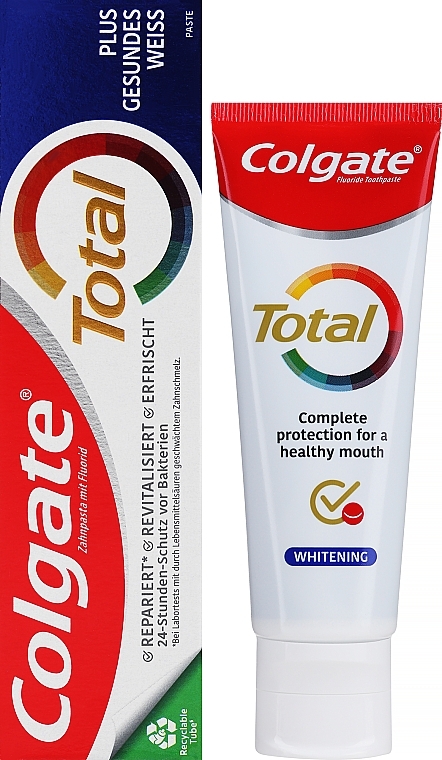 Pasta do zębów - Colgate Total Whitening Toothpaste — Zdjęcie N2