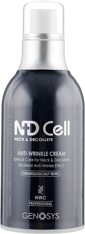 Krem przeciwzmarszczkowy na szyję i dekolt - Genosys ND Cell Anti-Wrinkle Cream (NWC) — Zdjęcie N2