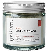 Maska na twarz z zielonej glinki - Gruum Alska Green Clay Face Mask — Zdjęcie N1