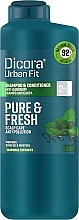 Kup Szampon-odżywka przeciw łupieżowi - Dicora Urban Fit Shampoo & Conditioner 2 In 1 Pure & Fresh 