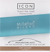 Kup Zapach do samochodu Soft Leather - Millefiori Milano Icon Car Air Freshener Soft Leather