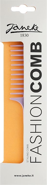 Grzebień 82826 z rączką, fioletowy - Janeke Fashion Comb For Gel Application Lilac Fluo — Zdjęcie N2