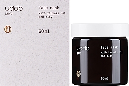 Oczyszczająca maseczka do twarzy z glinką - Uddo Face Mask With Tsubaki Oil And Clay — Zdjęcie N1