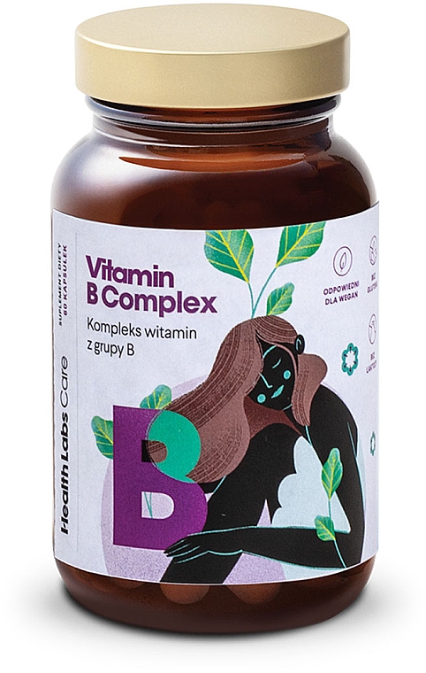 Suplement diety Kompleks witamin z grupy B - Health Labs Care Vitamin B Complex  — Zdjęcie N1