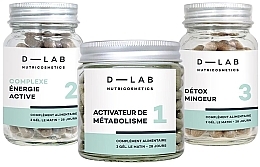 Zestaw suplementów diety na spalanie tłuszczu - D-Lab Nutricosmetics Fat Burning Program 2 Months (caps/6x56pcs) — Zdjęcie N1