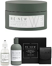 Kup Zestaw, 4 produkty - Re-New Copenhagen Essential Grooming Kit (Balancing Shampoo №05 + Texture Spray №07 + Stone Clay №09)