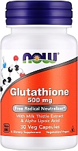 Glutation 500 mg wspierający detoksykację organizmu - Now Foods Glutathione — Zdjęcie N1