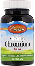 Kup Chrom chelatowany w tabletkach - Carlson Labs Chelated Chromium	