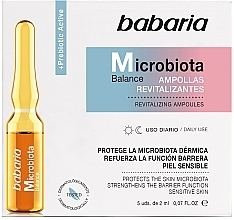 Balansujące ampułki do twarzy - Babaria Microbiota Balance Revitalizing Ampoules — Zdjęcie N1