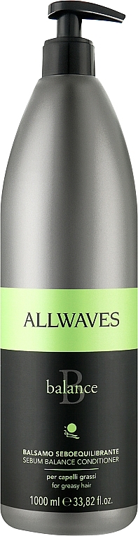 Odżywka do włosów tłustych - Allwaves Balance Sebum Balancing Conditioner — Zdjęcie N2