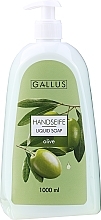 PRZECENA! Mydło w płynie z ekstraktem z oliwek - Gallus Soap * — Zdjęcie N3