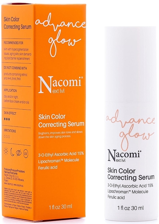 Serum korygujące koloryt skóry - Nacomi Next Level Skin Color Corecting Serum