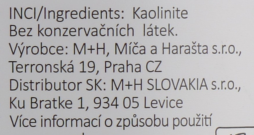 Biała glinka do twarzy i ciała - Saloos French White Clay — Zdjęcie N3