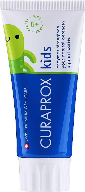 Pasta do zębów dla dzieci Mięta - Curaprox For Kids Toothpaste — Zdjęcie N1