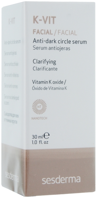 Serum do powiek - SesDerma Laboratories K-Vit Anti Dark Circle Liposome Serum — Zdjęcie N1