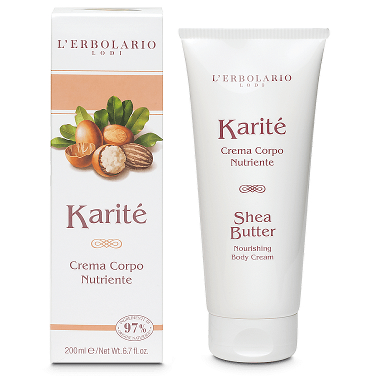 Odżywczy krem do ciała z masłem shea - L'Erbolario Karite Shea Butter Nourishing Body Cream — Zdjęcie N1