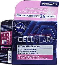 Kup PRZECENA! Przeciwstarzeniowy krem na noc - NIVEA Cellular Anti-Age Skin Rejuvenation Night Cream *