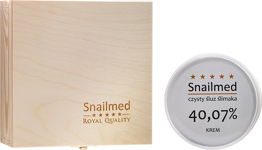 Superaktywny krem rewitalizujący do twarzy ze śluzem ślimaka - Snailmed Royal Quality — Zdjęcie N2