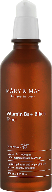 Tonik do twarzy z bifidobakteriami i witaminą B5 - Mary & May Vitamine B5+ Bifida Toner — Zdjęcie N1