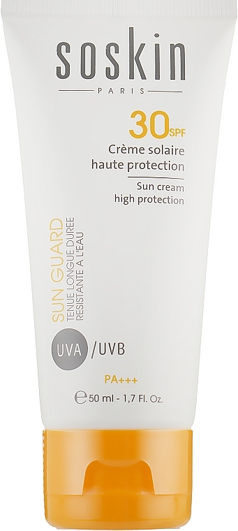 Krem przeciwsłoneczny SPF 30+ - Soskin Sun Cream Very High Protection SPF30 — Zdjęcie N2