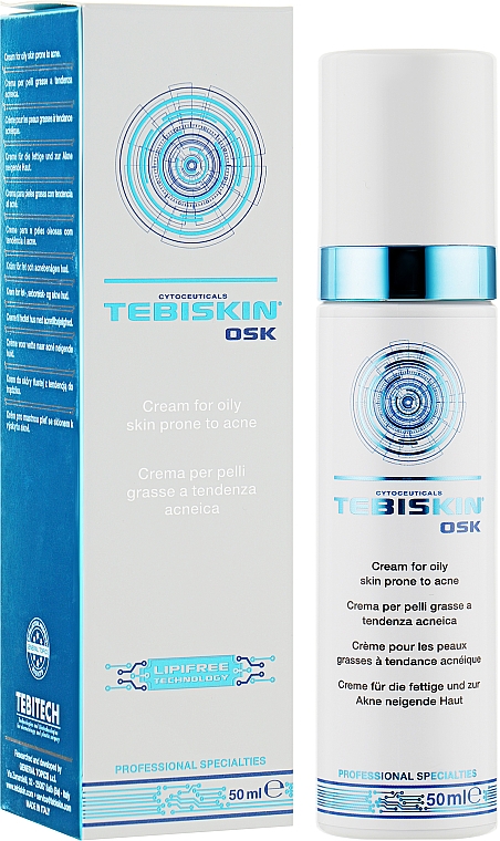 Krem sebo-regulujący do skóry tłustej i problematycznej - Tebiskin Osk Cream — Zdjęcie N2