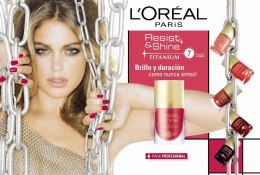 Lakier do paznokci - L'Oreal Paris Resist & Shine Titanium Nail Polish — Zdjęcie N3