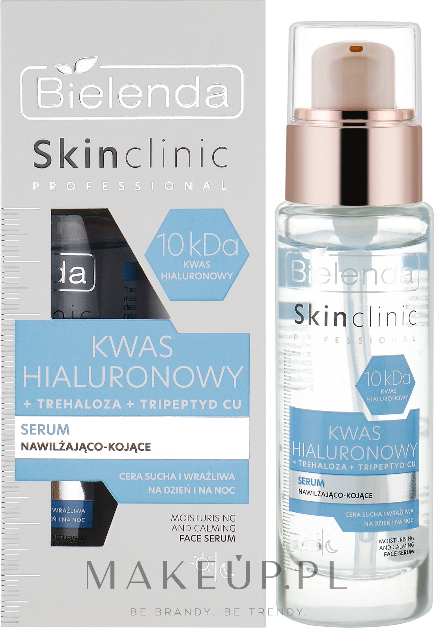 Nawilżająco-łagodzące serum do twarzy - Bielenda Skin Clinic Professional Hyaluronic Acid — Zdjęcie 30 ml