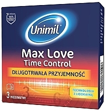 Kup Prezerwatywy, 3 szt. - Unimil Max Love Time Control