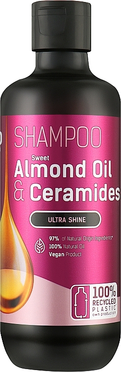 Szampon do włosów "Sweet Almond Oil & Ceramides" - Bio Naturell Shampoo Ultra Shine