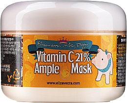 Kup Rozgrzewająca maska do twarzy z witaminą C - Elizavecca Face Care Milky Piggy Vitamin C 21% Ample Mask