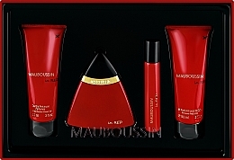 Mauboussin In Red - Zestaw (edp/100ml + edp/20ml + sh/gel/90ml + b/lot/90ml) — Zdjęcie N1