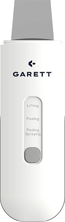 Urządzenie do peelingu kawitacyjnego, białe - Garett Beauty Breeze Scrub — Zdjęcie N1