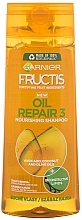 Wzmacniający szampon do włosów suchych i łamliwych - Garnier Fructis Oil Repair 3 Shampoo — Zdjęcie N2