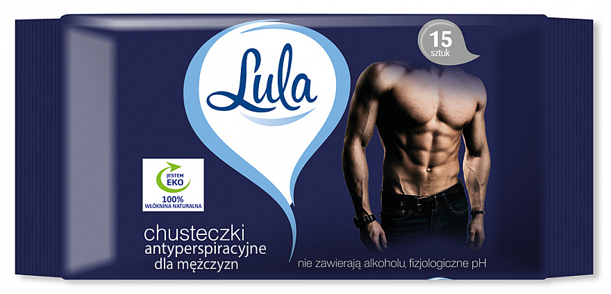 Chusteczki antyperspiracyjne dla mężczyzn, 15 szt. - LULA — Zdjęcie N1