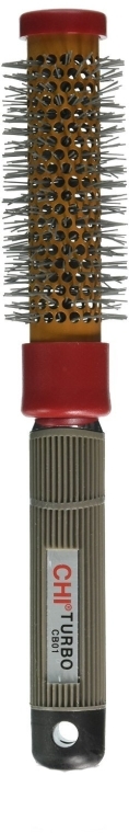 Mała okrągła szczotka z nylonowej szczeciny (śr. 25 mm) - CHI Ceramic Turbo Round Nylon Brush Small — Zdjęcie N1