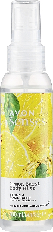 Mgiełka do ciała Lemon Burst - Avon Senses Lemon Burst Body Mist — Zdjęcie N1