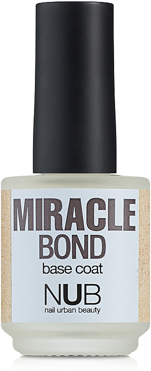 Kauczukowa baza pod lakier do paznokci - NUB Miracle Bond Base Coat — Zdjęcie N1