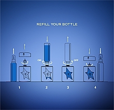 Mugler A Men Rubber Recharge Refill Bottle - Woda toaletowa (uzupełnienie) — Zdjęcie N2