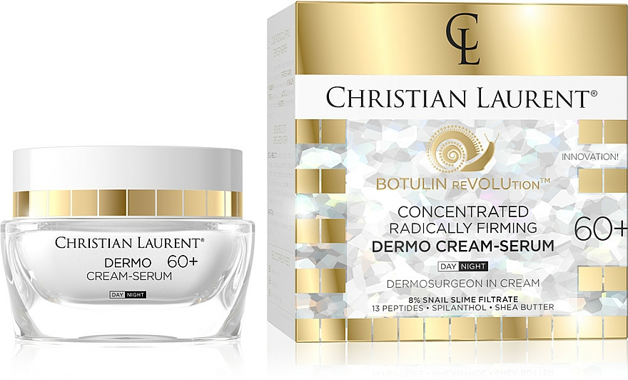 Skoncentrowany dermo krem-serum 60+ - Christian Laurent Botulin Revolution Concentrated Dermo Cream-Serum 60+ — Zdjęcie N1