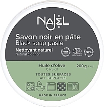 Wielofunkcyjna pasta czyszcząca z czarnym mydłem i oliwą z oliwek - Najel Black Soap Paste Natural Cleaner  — Zdjęcie N1