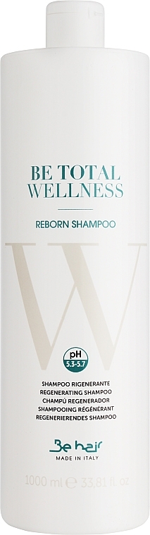 Regenerujący szampon do włosów - Be Hair Be Total Wellness Reborn Shampoo — Zdjęcie N1