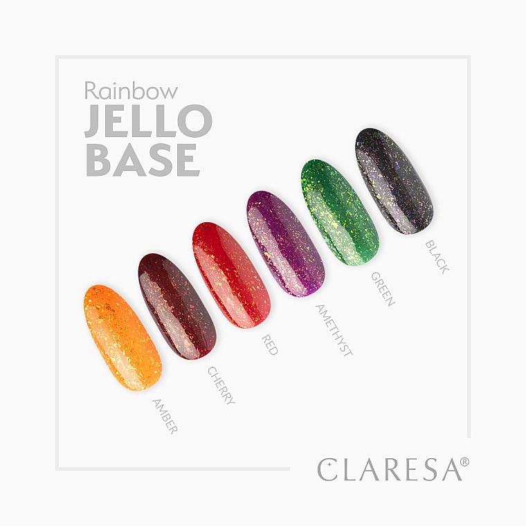 Baza pod lakier hybrydowy - Claresa Rainbow Jello Base — Zdjęcie N3