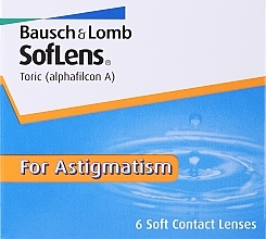 Soczewki kontaktowe toryczne S66T 8,5, -2,25, 20, 6 szt - Bausch & Lomb SofLens Toric — Zdjęcie N1