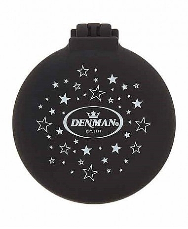	Kompaktowa szczotka do włosów D7, czarna - Denman D7 Compact Popper Hair Brush Black — Zdjęcie N3