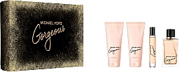 Kup Michael Kors Gorgeous - Zestaw (edp 100 ml + edp 10 ml + b/lot 100 ml + sh/gel 100 ml)