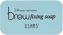 Mydło utrwalające brwi, cytryna - Ushas Brow Fixing Soap Long Lasting — Zdjęcie N4