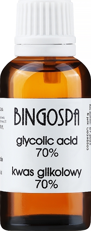 Kwas glikolowy 70% - BingoSpa Glicolic Acid — Zdjęcie N1